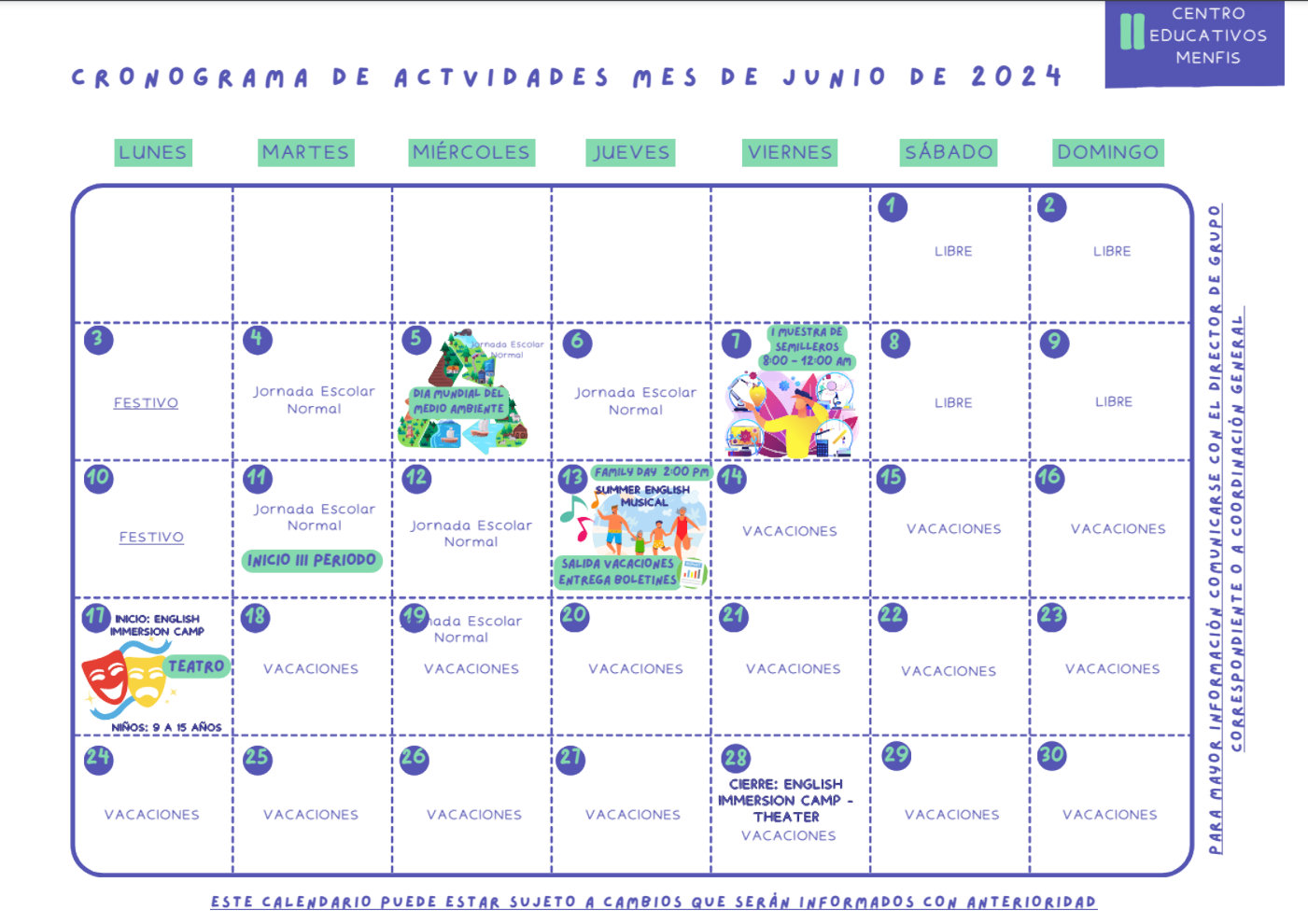 june calendar