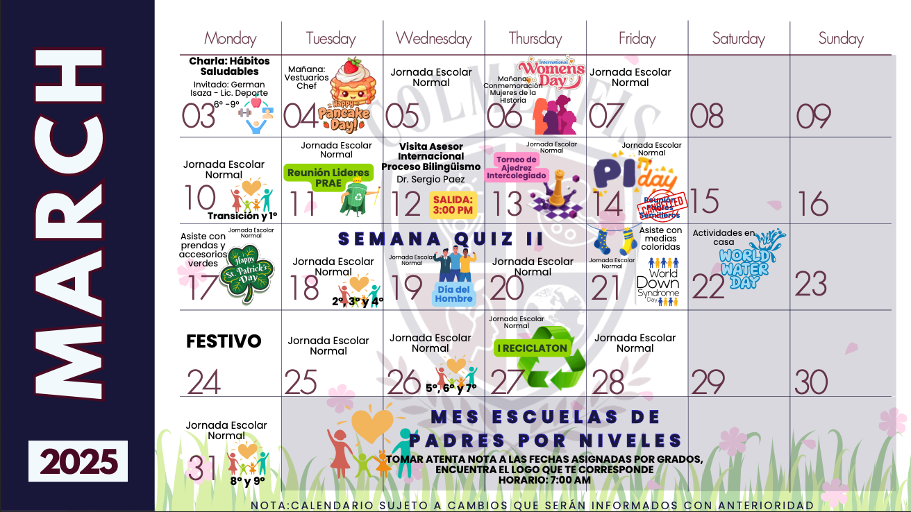 march calendar